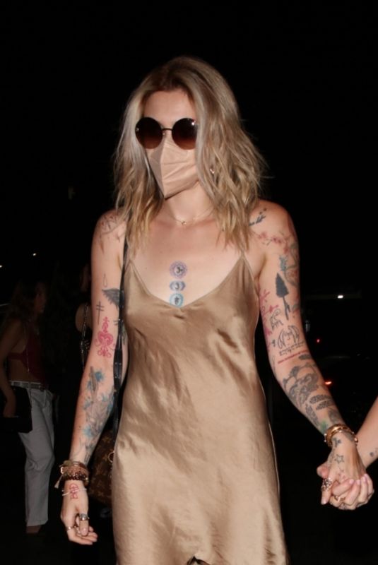 PARIS JACKSON Arrives at Kaia Gerber