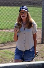 PATSY PALMER in Denim Shorts Out in Malibu 08/30/2022