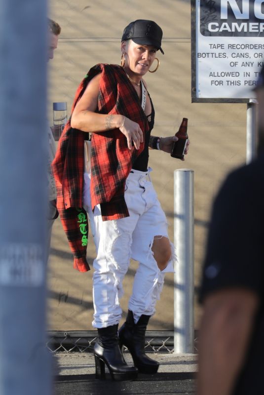 PINK at Rehearsals for Taylor Hawkins Tribute Concert in Inglewood 09/26/2022