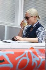 POM KLEMENTIEFF Out for Lunch with a Friend in New York 09/03/2022