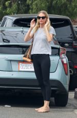 POPPY DELEVINGNE Leaves a Tanning Studio in Los Angeles 09/09/2022