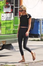 PPOPPY DELEVINGE Arrives at Sunset Towers in West Hollywood 09/14/2022