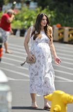 Pregnant ASHLEY GREENE and Paul Khoury Shopping for Gardening Equipment at Home Depot in Los Angeles 09/13/2022