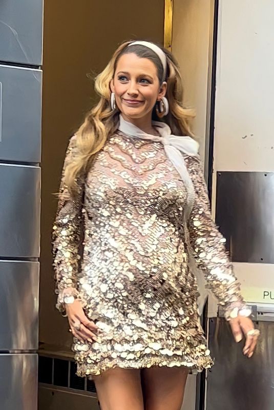 Pregnant BLAKE LIVELY Leaves 10th Annual Forbes Power Women’s Summit in New York 09/15/2022