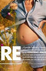 Pregnant CONSTANCE JABLONSKI in Elle Magazine, France September 2022
