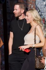 Pregnant HEATHER RAE YOUNG and Tarek El Mousa Arrives at Tao in Los Angeles 08/28/2022