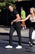 Pregnant HEATHER RAE YOUNG and Tarek El Mousa Arrives at Tao in Los Angeles 08/28/2022