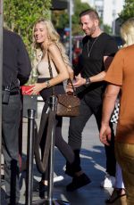 Pregnant HEATHER RAE YOUNG and Tarek El Mousa Arrives at Tao in Los Angeles 08/28/2022