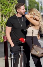 Pregnant HEATHER RAE YOUNG and Tarek El Mousa Arrives at Tao in Los Angeles 08/28/2022
