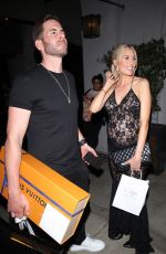 Pregnant HEATHER RAE YOUNG Leaves Her 35th Birthday Dinner in West Hollywwod 09/15/2022