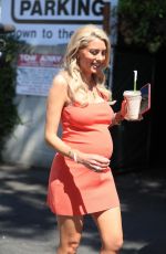 Pregnant HEATHER RAE YOUNG on the Set of Selling Sunset at Oppenheim Group Offices in West Hollywood 09/15/2022