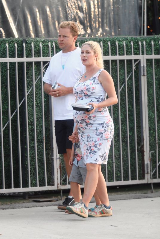 Pregnant HEIDI MONTAG and Spencer Pratt Out for Dinner at Giorgio Baldi in Los Angeles 09/08/2022