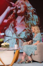 Pregnant JOSS STONE at Lorraine Show in London 08/23/2022
