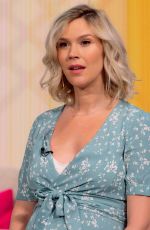 Pregnant JOSS STONE at Lorraine Show in London 08/23/2022