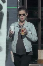 Pregnant KATE MARA Out for Coffee and Juice in Los Angeles 09/20/2022