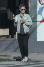 Pregnant KATE MARA Out for Coffee and Juice in Los Angeles 09/20/2022