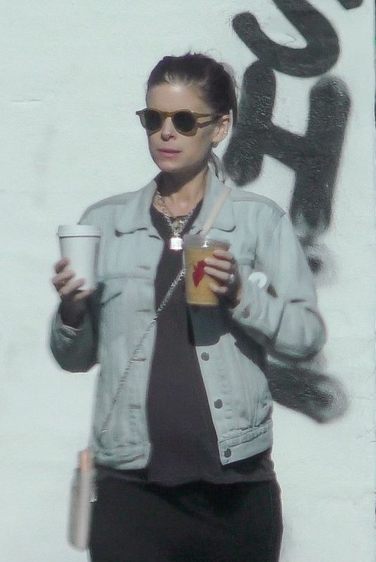 Pregnant KATE MARA Out for Coffee and Juice in Los Angeles 09/20/2022