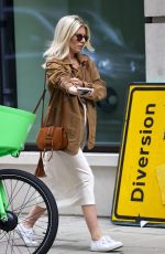 Pregnant MOLLIE KING Arrives at BBC Studio in London 09/02/2022
