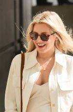 Pregnant MOLLIE KING at BBC Studios in London 09/03/2022