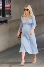 Pregnant MOLLIE KING at BBC Studios in London 09/25/2022