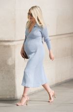 Pregnant MOLLIE KING at BBC Studios in London 09/25/2022
