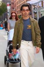 Pregnant SOPHIE TURNER and Joe Jonas Out with Their Baby in New York 09/21/2022