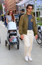 Pregnant SOPHIE TURNER and Joe Jonas Out with Their Baby in New York 09/21/2022