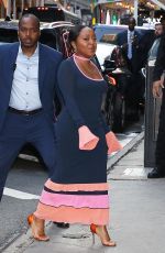 QUINTA BRUNSON Arrives at Good Morning America in New York 09/20/2022