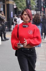 RAYE Arrives at David Koma Fashion Show in London 09/18/2022