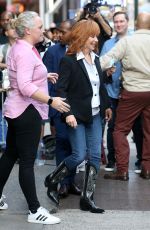 REBA MCENTIRE Leaves Good Morning America in New York 09/10/2022