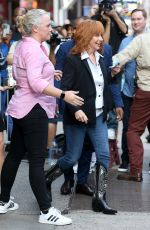 REBA MCENTIRE Leaves Good Morning America in New York 09/10/2022