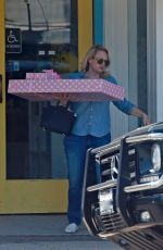 REBEL WILSON in Double Denim Shopping for a Baby Gift in Los Angeles 09/16/2022
