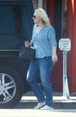 REBEL WILSON in Double Denim Shopping for a Baby Gift in Los Angeles 09/16/2022