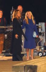 REESE WITHERSPOON and JENNIFER ANISTON on the Set of The Morning Show in Brooklyn 09/29/2022