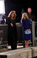 REESE WITHERSPOON and JENNIFER ANISTON on the Set of The Morning Show in Brooklyn 09/29/2022