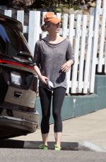 RENEE ZELLWEGER Out with Her Dog in Laguna Beach 09/16/2022