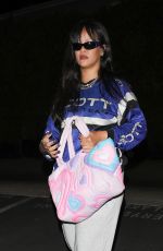 RIHANNA and A$AP Rocky Out for a Late-night Studio Session in West Hollywood 09/15/2022