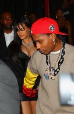 RIHANNA and Aasap Rocky at Canary Club at Launch of Mercer & Prince Whiskey in New York 09/09/2022