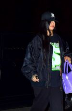RIHANNA Arrives a Recording Studio in New York 09/26/2022