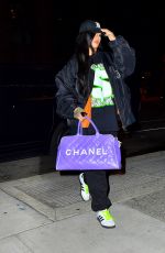 RIHANNA Arrives a Recording Studio in New York 09/26/2022
