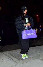RIHANNA Arrives a Recording Studio in New York 09/26/2022