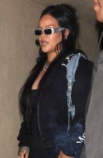 RIHANNA Heading to a Recording Studio in Los Angeles 09/17/2022