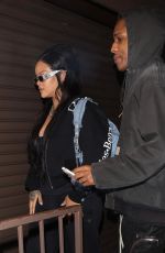RIHANNA Heading to a Recording Studio in Los Angeles 09/17/2022