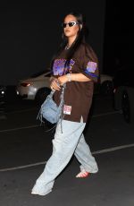 RIHANNA Leaves a Studio Session in West Hollywood 09/16/2022
