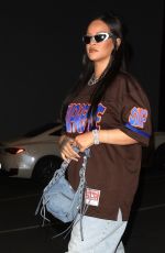 RIHANNA Leaves a Studio Session in West Hollywood 09/16/2022