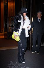 RIHANNA Leaves Her Hotel in New York 09/22/2022