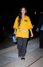 RIHANNA Out for a Solo Studio Session in New York 09/21/2022