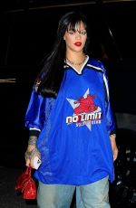 RIHANNA Out for Dinner at Caviar House in New York 09/01/2022