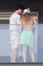 RITA ORA on Her Hotel Balcony in Rio de Janeiro 09/10/2022