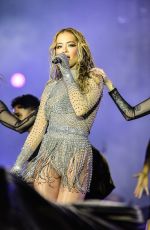 RITA ORA Performs at Rock in Rio in Rio De Janeiro 09/11/2022